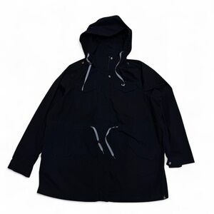 Torrid Happy Camper Women’s Black lightweight hooded raincoat , Size 0/ Large